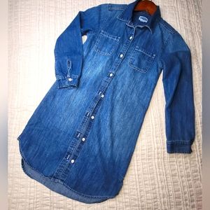 Old Navy girls denim dress Large 10-12